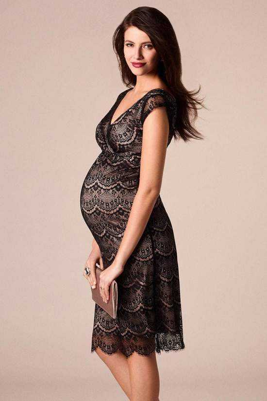Вечернее платье для беременных — длинное & короткое