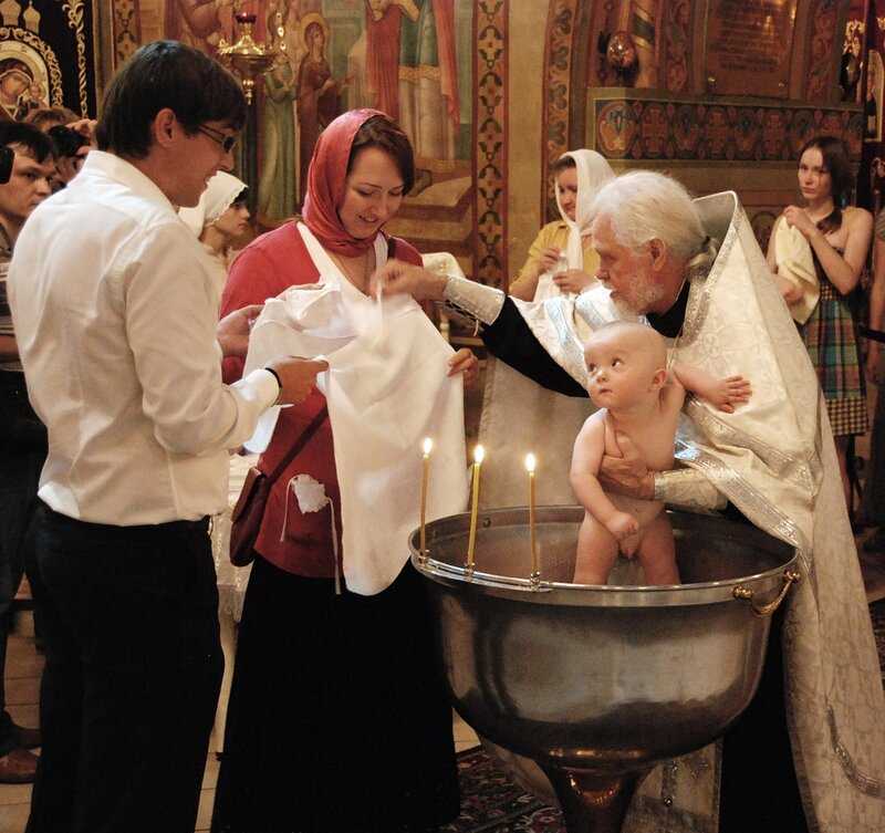 Правила проведения обряда крещения ребенка